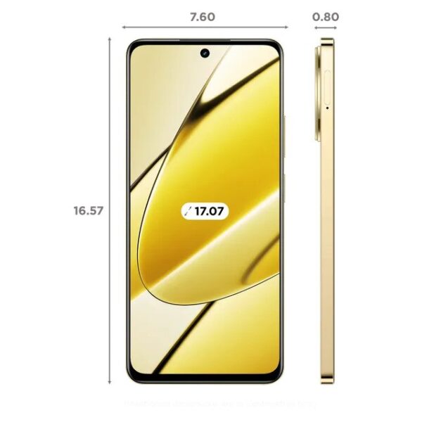 <B>  realme 11 5G (Glory Gold, 8GB RAM, 128GB Storage) </B> <b style="color: red;"> (MINT) JAYNAGAR </b>