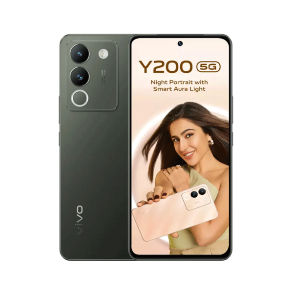 <B>Vivo Y200 5G Mobile (Jungle Green, 8GB RAM, 128GB Storage)</B> <b style="color: red;"> (MINT) JAYNAGAR </b>