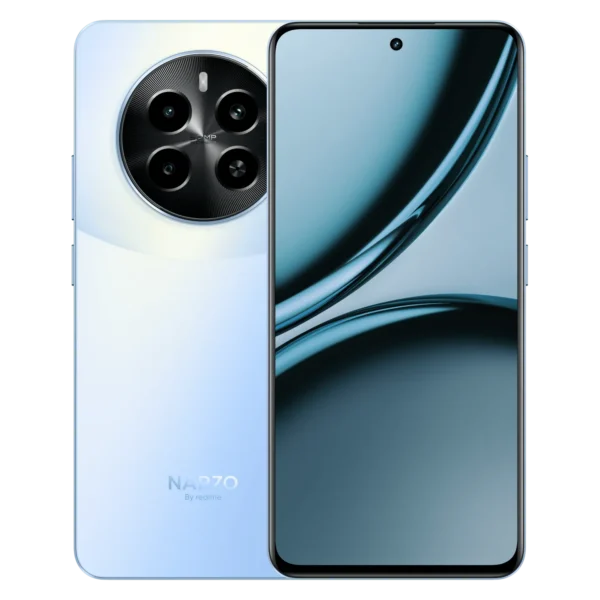 <B>realme NARZO 70 5G (ICE BLUE, 128 GB)  (8 GB RAM)</B> <b style="color: red;"> (SEALED PACKED) JAYNAGAR </b>