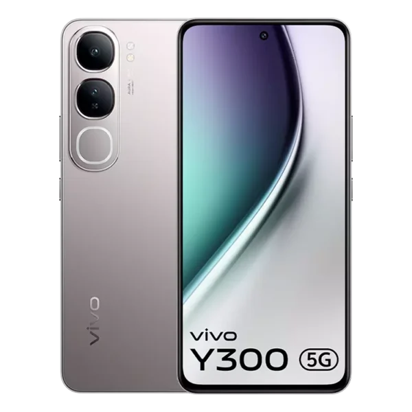 <B>vivo Y300 5G (Titanium Silver, 128 GB)  (8 GB RAM)</B> <b style="color: red;"> (SEALED PACKED) JAYNAGAR </b>
