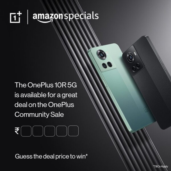 <B>OnePlus 10R (Forest Green, 128 GB)  (8 GB RAM)</B> <b style="color: red;"> (MINT) JAYNAGAR </b>