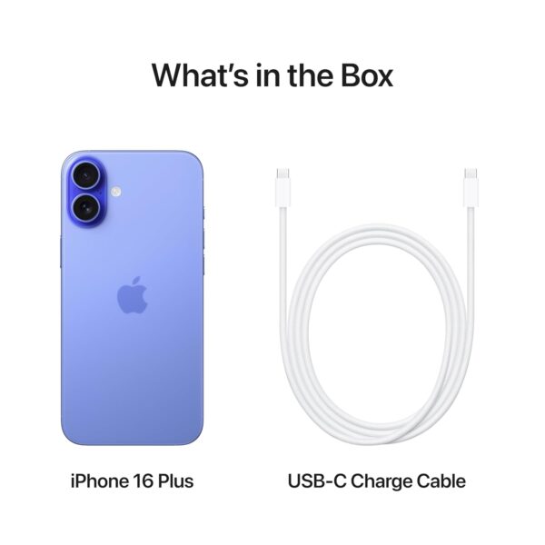 <B>Apple iPhone 16 Plus (Ultramarine, 128 GB)🔋100% </B> <b style="color: red;"> (SUPER MINT) JAYNAGAR </b>