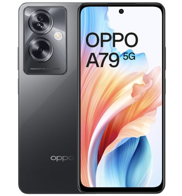 <B>OPPO A79 5G (Mystery Black, 128 GB)  (8 GB RAM)</B> <b style="color: red;"> (MINT) JAYNAGAR </b>