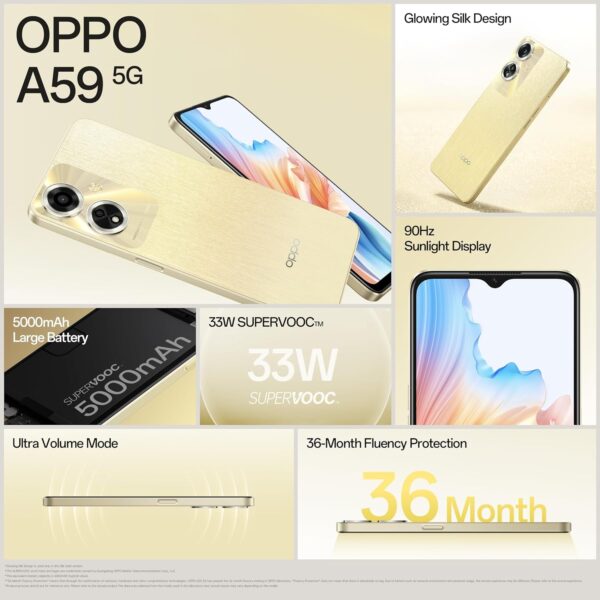 <B>OPPO A59 5G (Starry Black, 128 GB)  (4 GB RAM)</B> <b style="color: red;"> (MINT) JAYNAGAR </b>