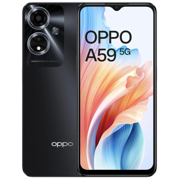 <B>OPPO A59 5G (Starry Black, 128 GB)  (4 GB RAM)</B> <b style="color: red;"> (MINT) JAYNAGAR </b>