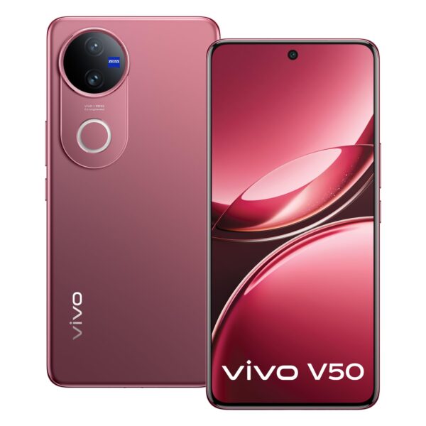 <B>vivo V50 5G (Rose Red, 128 GB)  (8 GB RAM) </B> <b style="color: red;"> (OPEN BOX) JAYNAGAR </b>