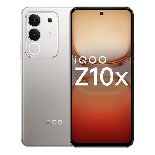<B>IQOO Z10X 5G (Titanium, 128 GB)  (6 GB RAM) </B> <b style="color: red;"> (SEALED PACKED) JAYNAGAR </b>