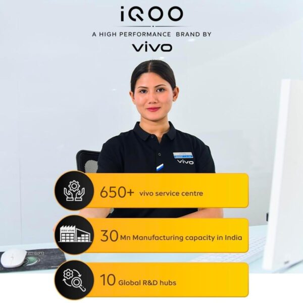 <B>IQOO Z10X 5G (Titanium, 128 GB)  (6 GB RAM) </B> <b style="color: red;"> (SEALED PACKED) JAYNAGAR </b>