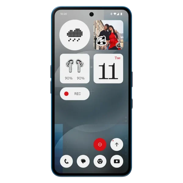 <B>Nothing Phone (3a) (Blue, 128 GB)  (8 GB RAM) </B> <b style="color: red;"> (SEALED PACKED) JAYNAGAR </b>