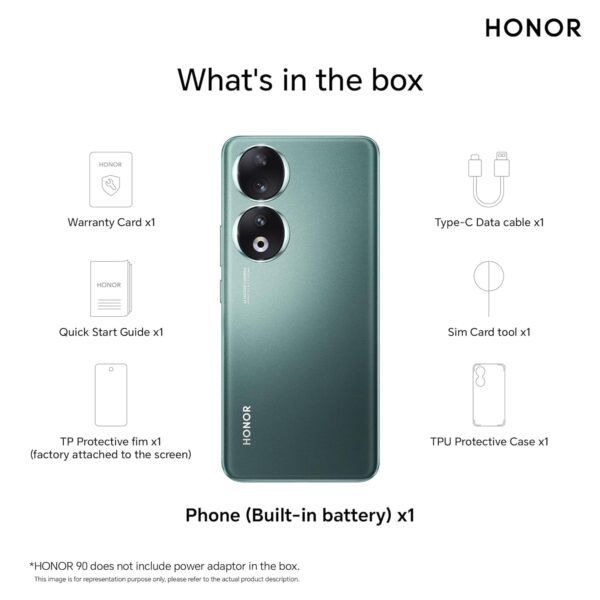 <B> Honor 90 5G (Green, 512 GB)  (12 GB RAM) </B> <b style="color: red;"> (MINT) KOLKATA </b>