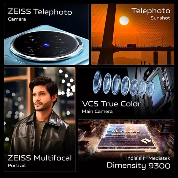 <B>vivo X100 (Stargaze Blue, 256 GB)  (12 GB RAM) </B> <b style="color: red;"> (MINT) JAYNAGAR </b>