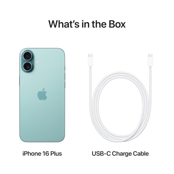 <B>Apple iPhone 16 Plus 🔋100% (Teal, 128 GB) </B> <b style="color: red;"> (MINT) KOLKATA </b>