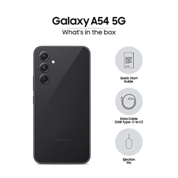 <B>Samsung Galaxy A54 5G (Awesome Graphite, 256 GB)  (8 GB RAM) </B> <b style="color: red;"> (MINT) JAYNAGAR </b>