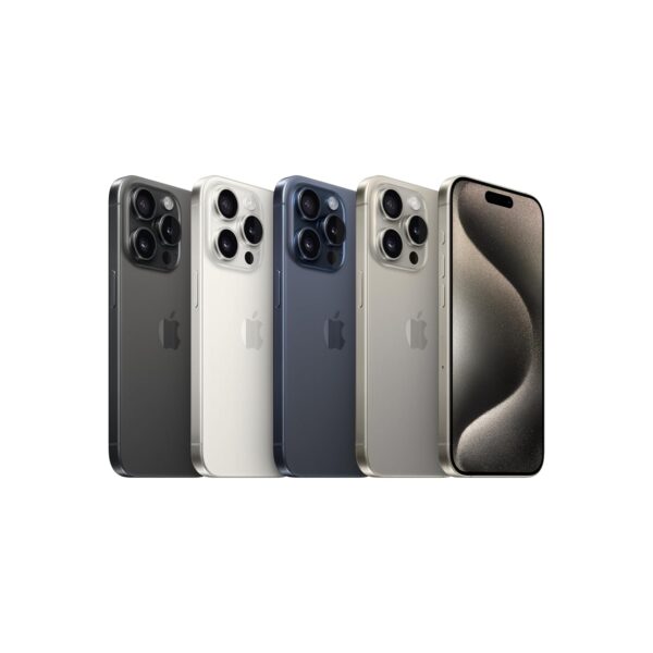 <B>Apple iPhone 15 Pro (White Titanium, 128 GB)🔋100%</B> <b style="color: red;"> (SUPER MINT) JAYNAGAR </b>