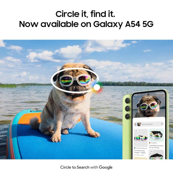 <B>Samsung Galaxy A54 5G (Awesome Graphite, 256 GB)  (8 GB RAM) </B> <b style="color: red;"> (MINT) JAYNAGAR </b>