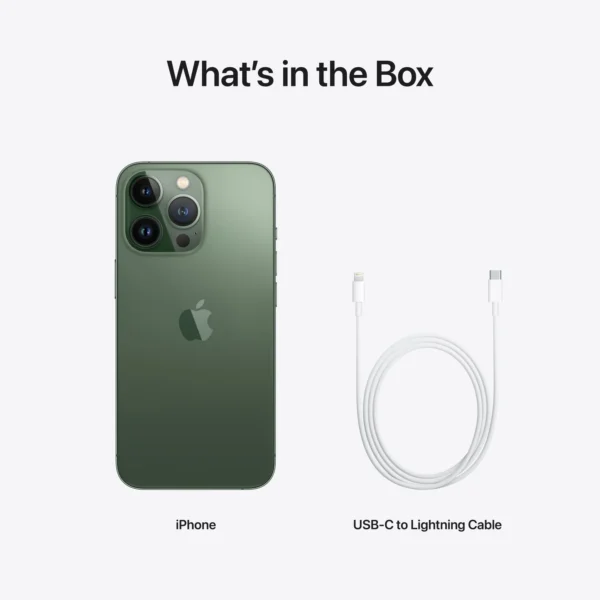 <B>Apple iPhone 13 Pro Max (Alpine Green, 128 GB) 🔋83%</B> <b style="color: red;"> (MINT) JAYNAGAR </b>