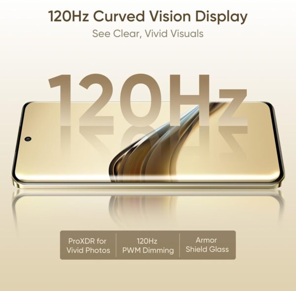 <B>realme 14 Pro Lite 5G (Glass Gold, 128 GB)  (8 GB RAM) </B> <b style="color: red;"> (SUPER MINT) JAYNAGAR </b>