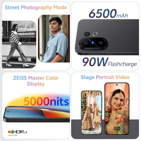 <B>vivo X200 FE (Luxe Grey, 256 GB)  (12 GB RAM) </B> <b style="color: red;"> (OPEN BOX) JAYNAGAR </b><b style="color: #01569c;"> ☎️9734111121</b>