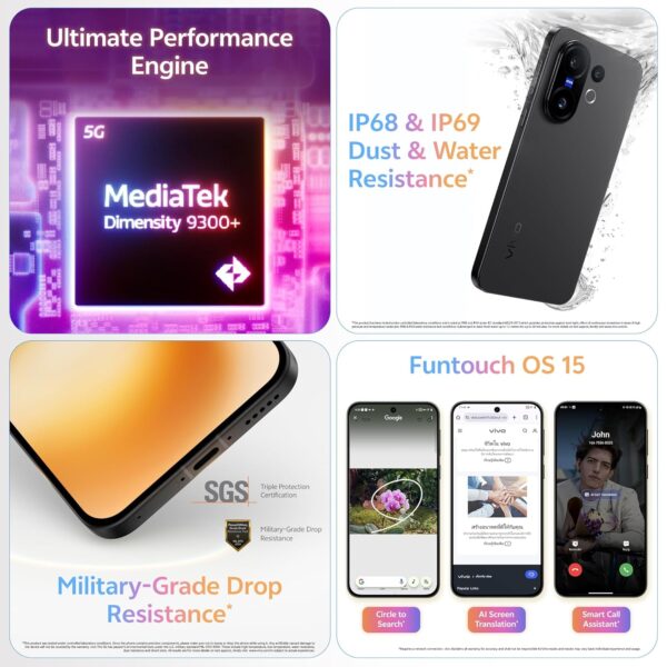 <B>vivo X200 FE (Luxe Grey, 256 GB)  (12 GB RAM) </B> <b style="color: red;"> (OPEN BOX) JAYNAGAR </b><b style="color: #01569c;"> ☎️9734111121</b>